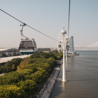 Kabinenbahn Expo Lissabon, August 2025