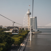 Kabinenbahn Expo Lissabon, August 2025