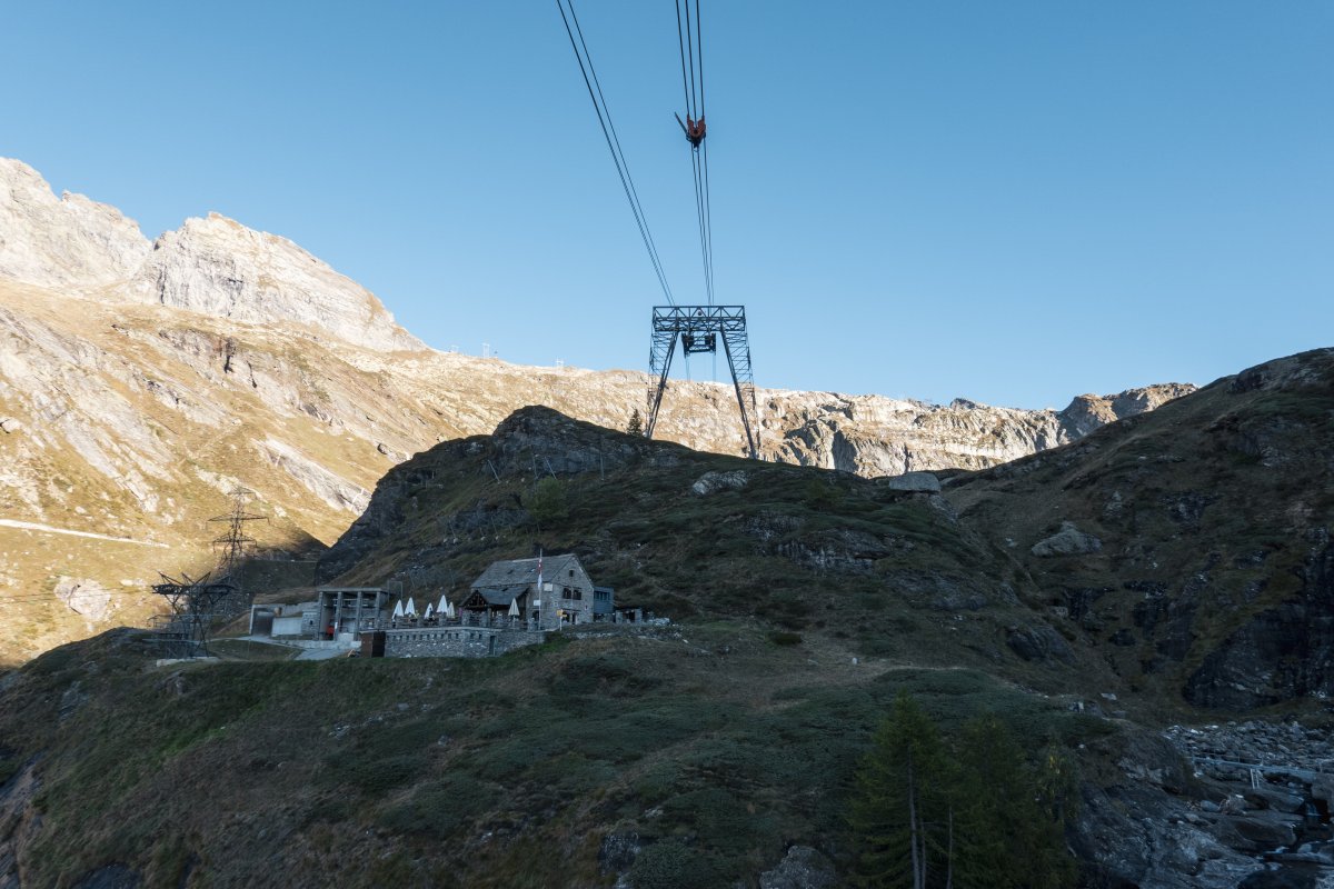 Luftseilbahn San Carlo-Robièi, Oktober 2023