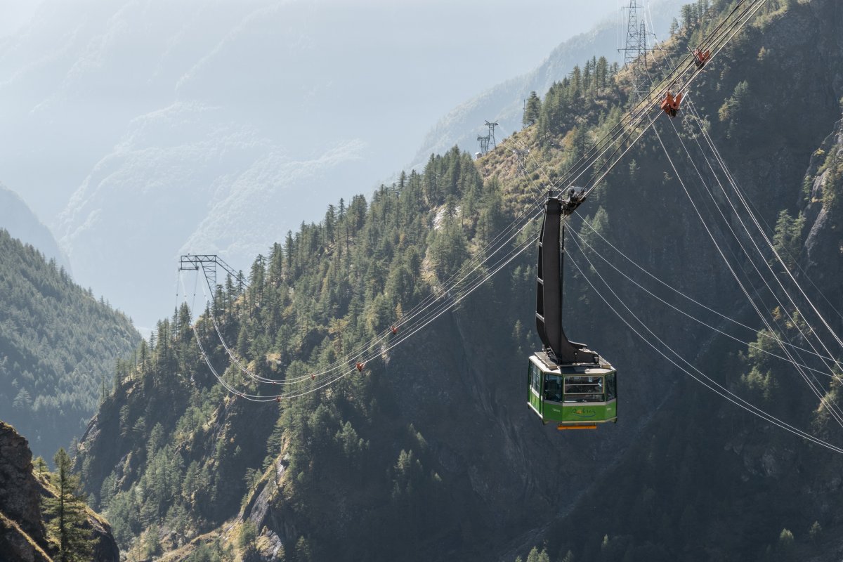 Luftseilbahn San Carlo-Robièi, Oktober 2023