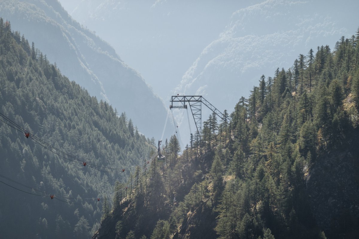 Luftseilbahn San Carlo-Robièi, Oktober 2023