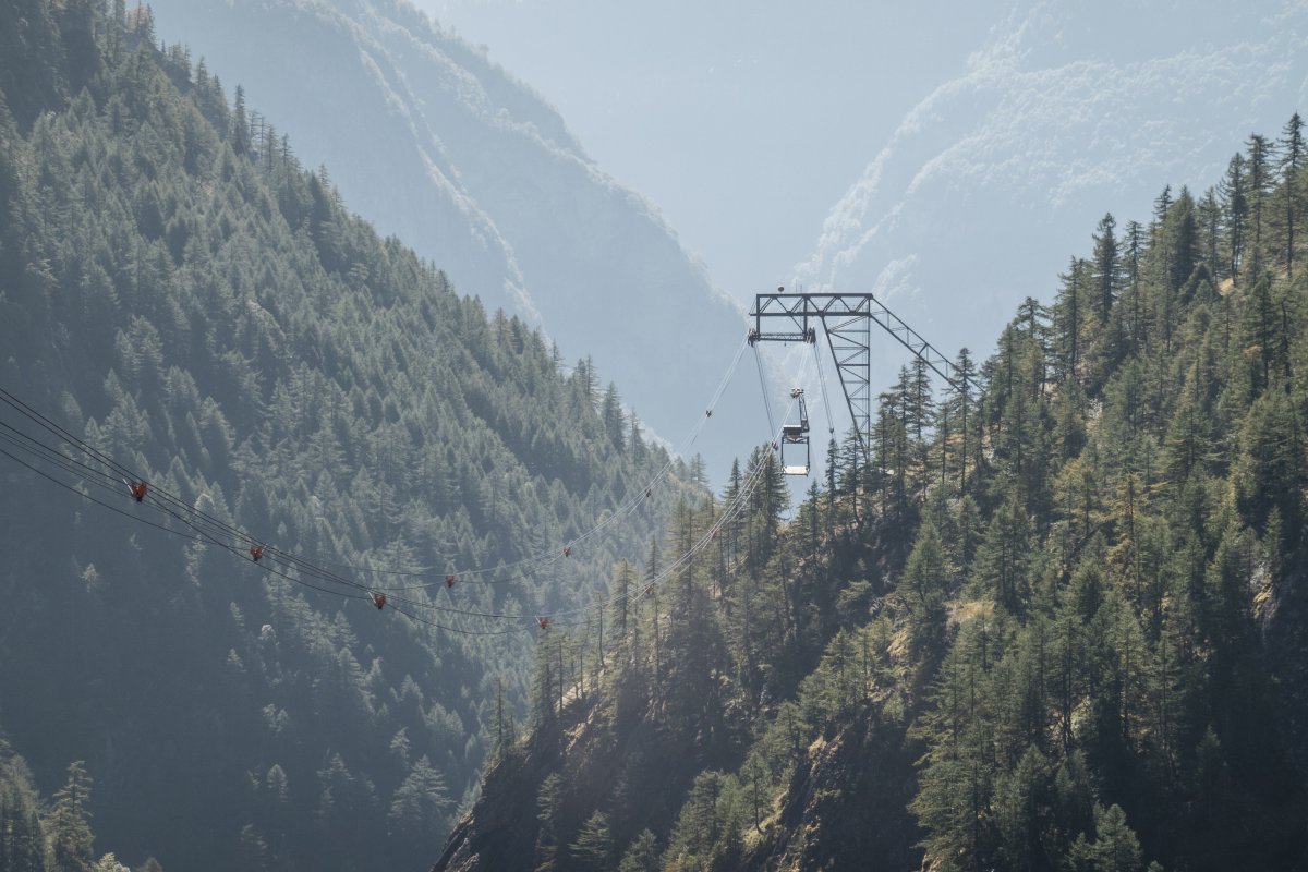 Luftseilbahn San Carlo-Robièi, Oktober 2023