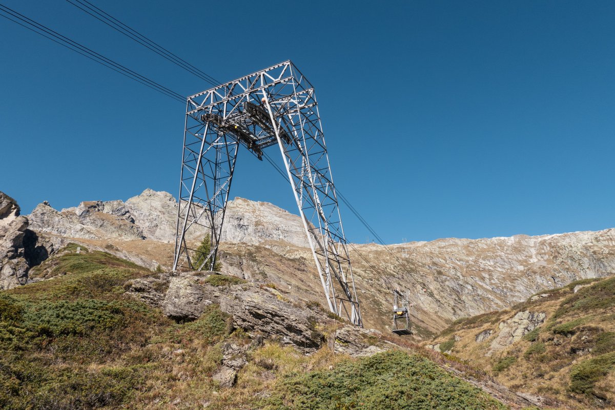 Luftseilbahn San Carlo-Robièi, Oktober 2023