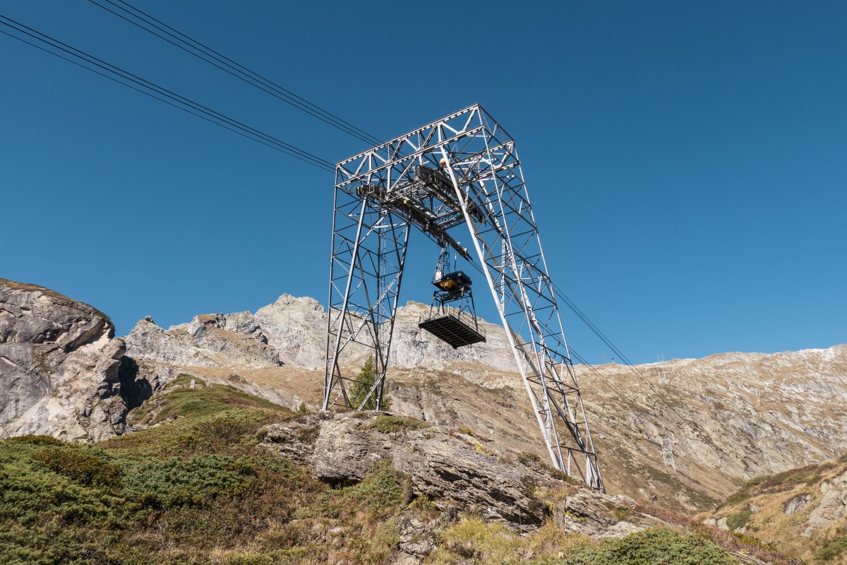 Luftseilbahn San Carlo-Robièi, Oktober 2023