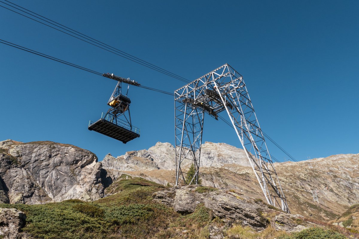 Luftseilbahn San Carlo-Robièi, Oktober 2023