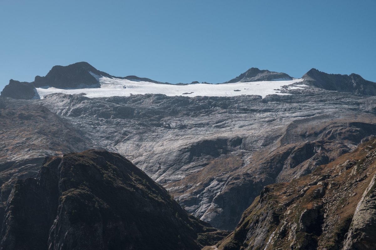 Basodino mit Gletscher, Oktober 2023