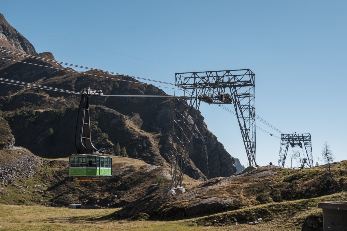 Luftseilbahn San Carlo-Robièi, Oktober 2023