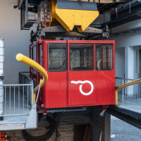 Talstation der Luftseilbahn Robièi-Cortino, Oktober 2023