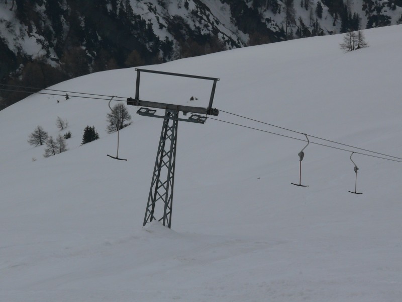 Schlepplift Stafel, April 2009
