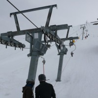 Schlepplift Fleschboden, April 2009