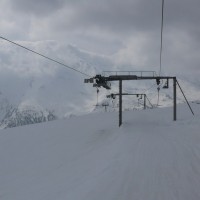Kurve Schlepplift Stafel, April 2009