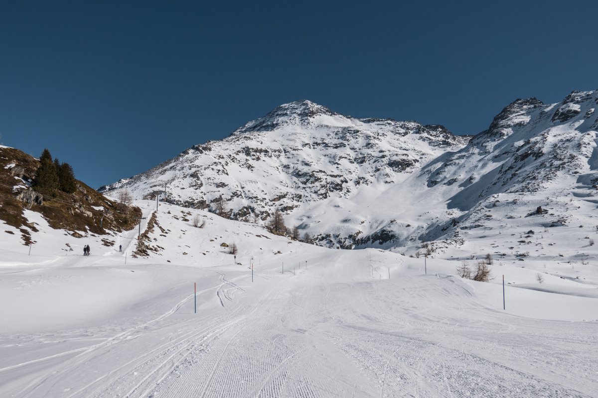 Abfahrt am Schlepplift Kastelegg auf der Wasenalp