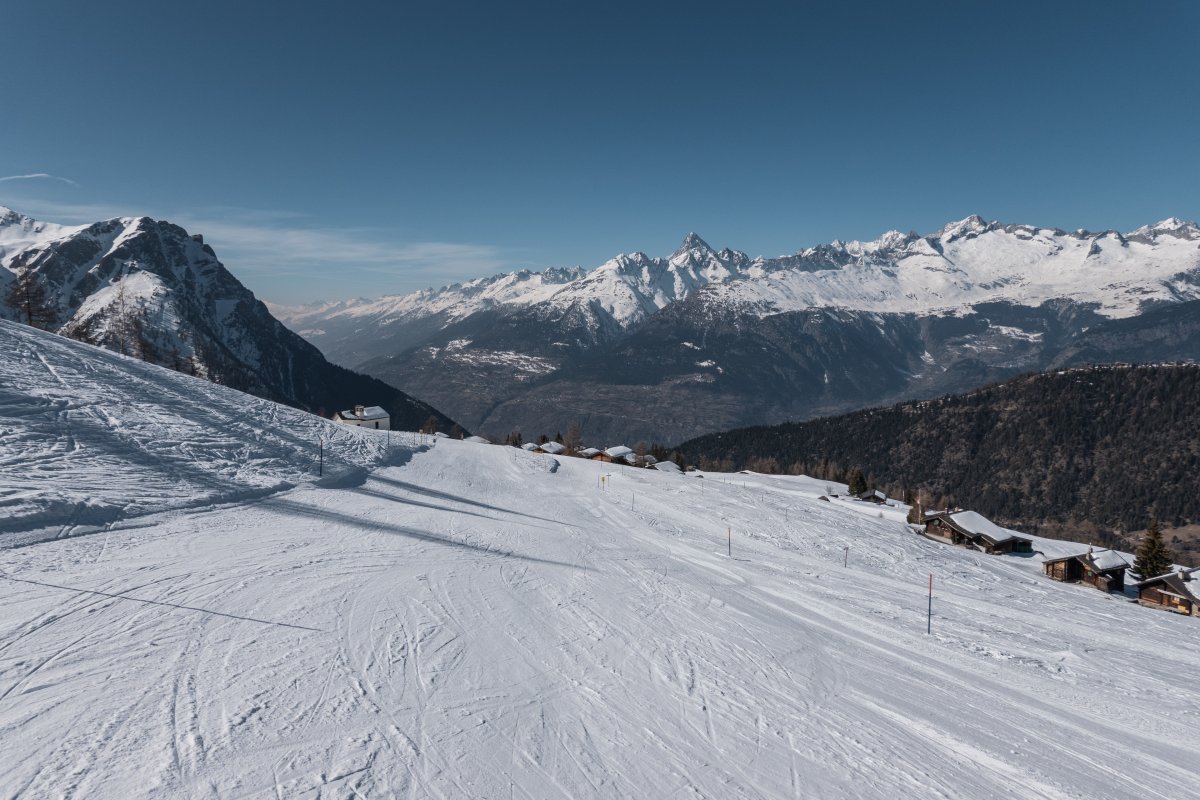 Traumhafte Genussabfahrten im Skigebiet Rothwald - Wasenalp