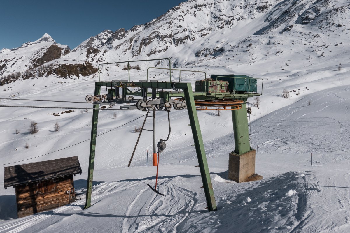 Schlepplift Rothwald-Bodmen auf der Wasenalp am Simplon