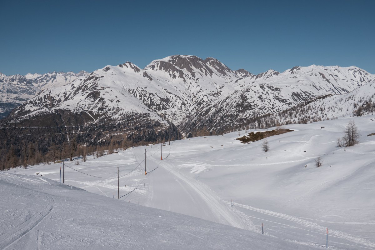 Abfahrt am Schlepplift Rothwald-Bodmen, März 2022