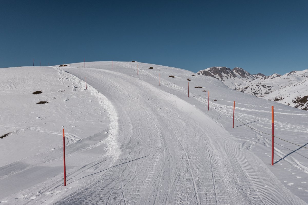 Skigebiet am Simplonpass