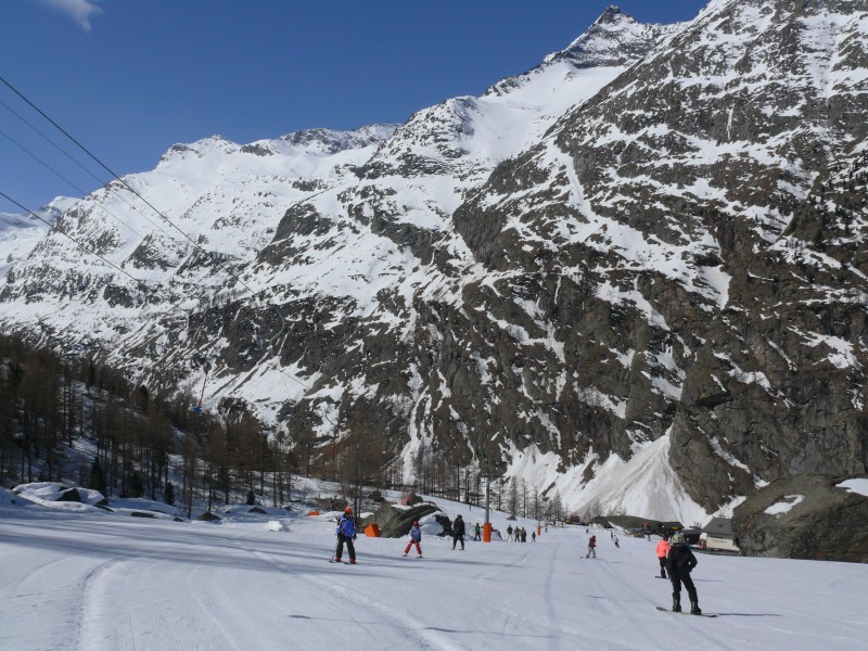 Übungsgelände Furggstalden, April 2009