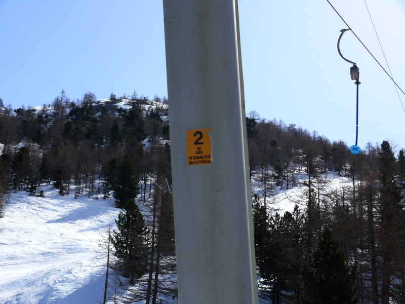 Schlepplift Furggu, April 2009