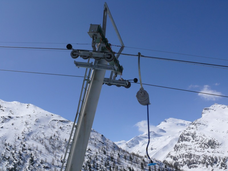 Schlepplift Furggu, April 2009