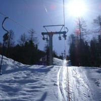 Schlepplift Furggu, April 2009