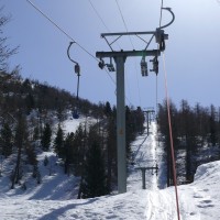 Schlepplift Furggu, April 2009