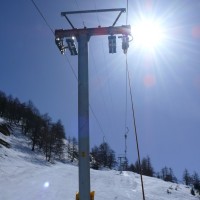 Schlepplift Furggu, April 2009