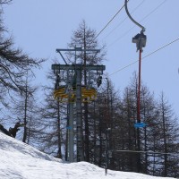 Schlepplift Furggu, April 2009
