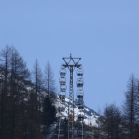 Sesselbahn Saas Almagell-Furggstalden, April 2009