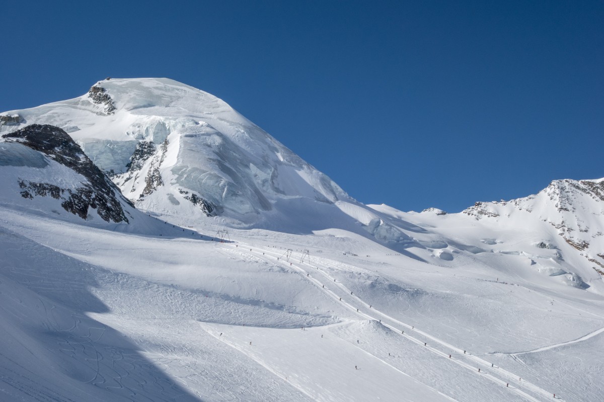 Gletscherschlepplifte Mittelallalin 2 + 3, April 2018