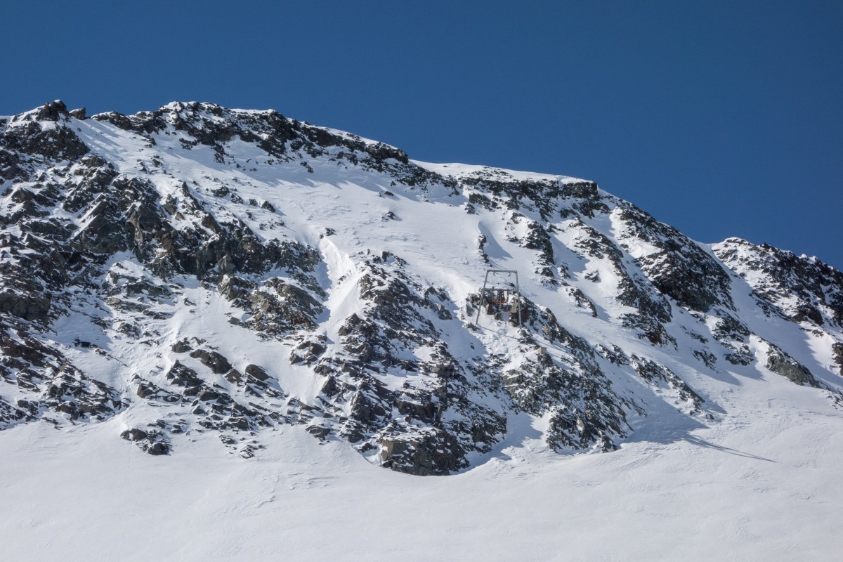 Ehemaliger Schlepplift Kamel in Saas Fee