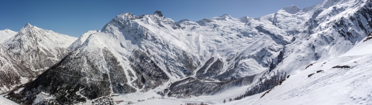 Panorama vom Hannig, April 2018