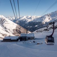 Kabinenbahn Maste 4-Felskinn (Alpinexpress), April 2018