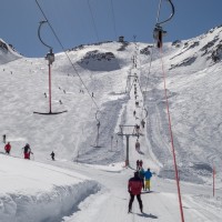 Schlepplift Egginerjoch, April 2018