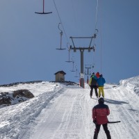 Schlepplift Egginerjoch, April 2018