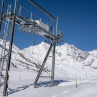 Bergstation des Schlepplifts Egginerjoch, April 2018