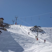 Schlepplift Egginerjoch, April 2018