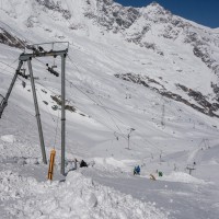 Schlepplift Egginerjoch, April 2018
