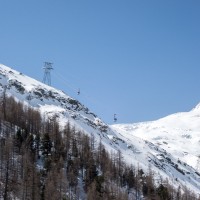 Kabinenbahn Saas Fee-Maste 4 (Alpinexpress), April 2018