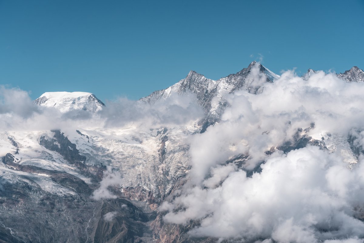 Alphubel, Täschhorn und Dom, September 2020