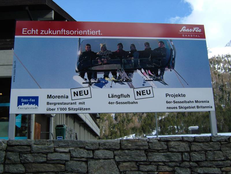 Projekte in Saas Fee, April 2006