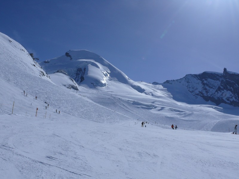Allalingletscher, April 2009