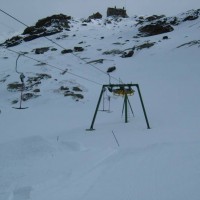 Bergstation des Schlepplifts Kreuzboden, April 2006