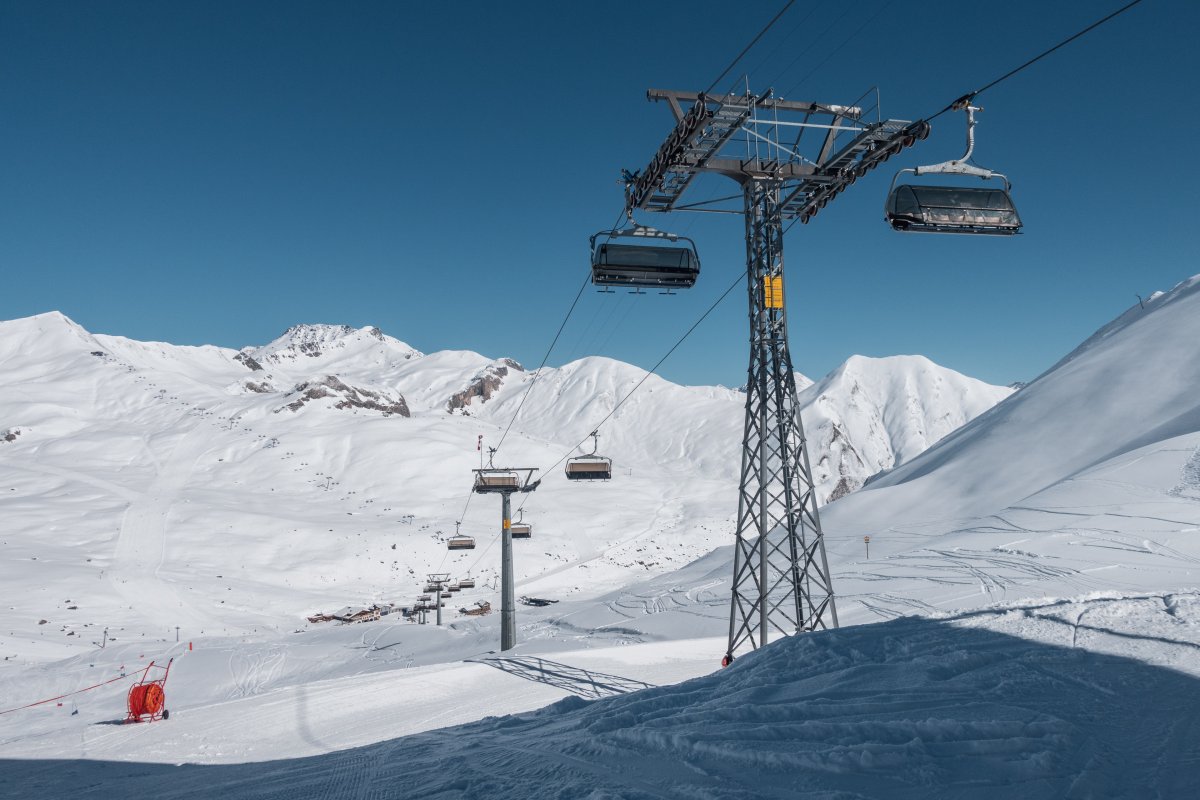 Sesselbahn Möser-Alp Trida Sattel, März 2021