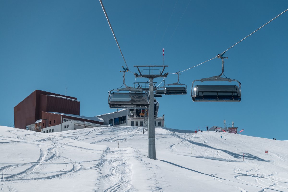 Sesselbahn Möser-Alp Trida Sattel, März 2021