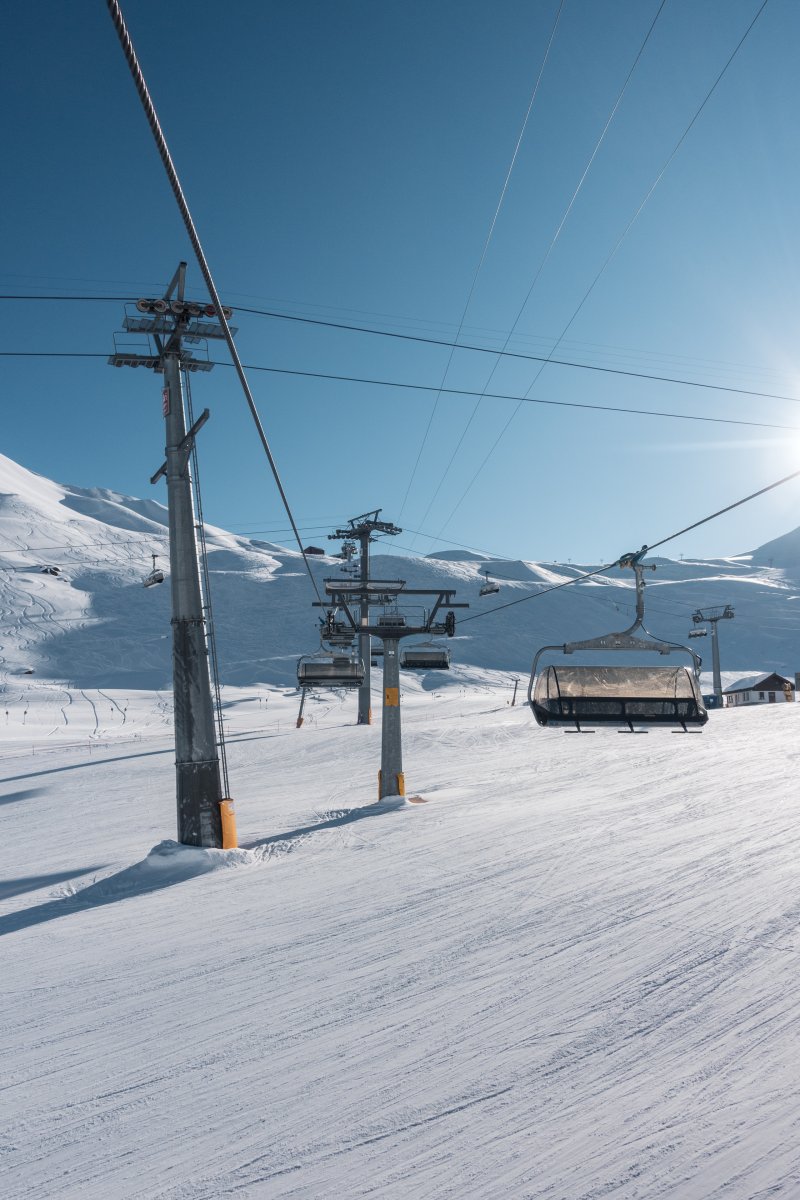 Sesselbahn Möser-Alp Trida Sattel, März 2021