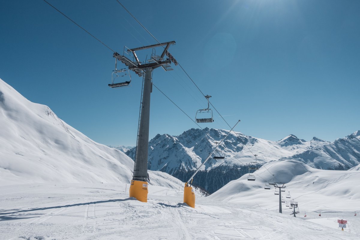 Sesselbahn Alp Bella-Grivalea, März 2021