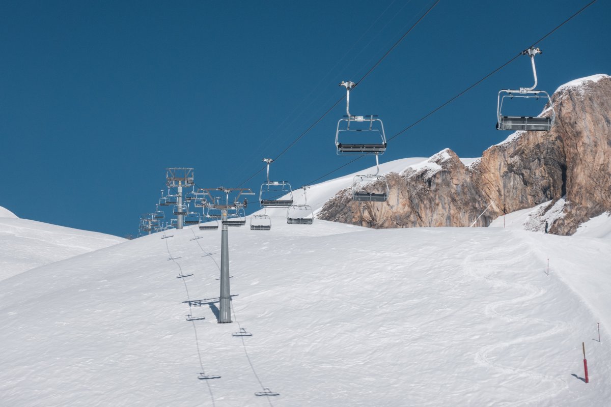 Sesselbahn Alp Bella-Grivalea, März 2021