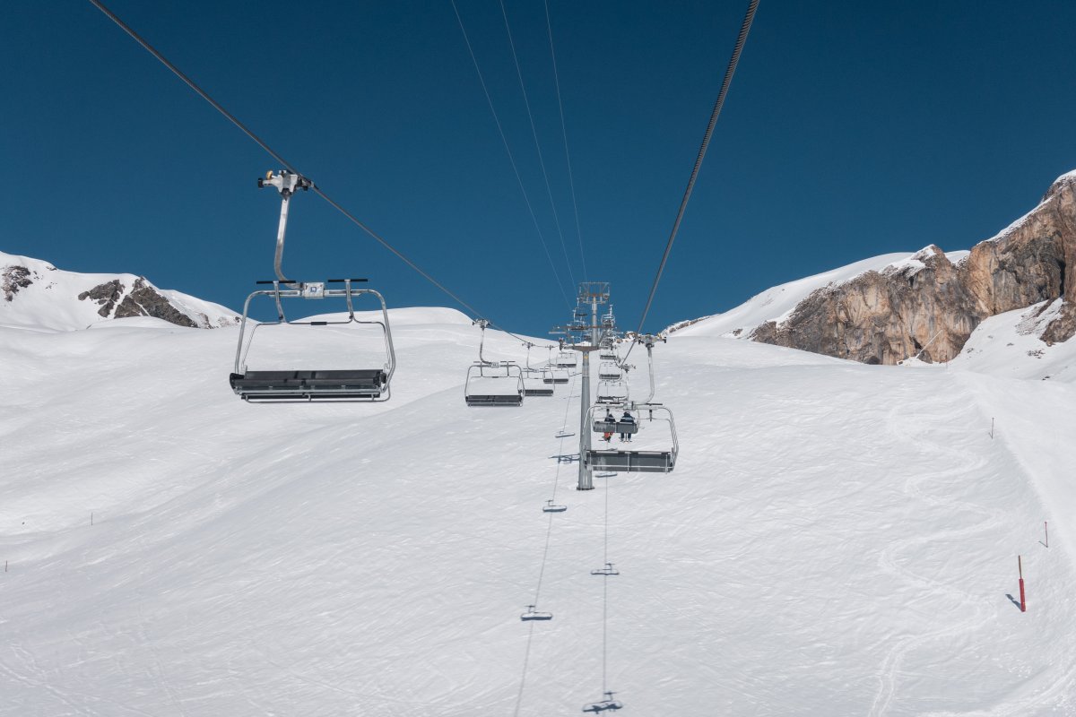 Sesselbahn Alp Bella-Grivalea, März 2021