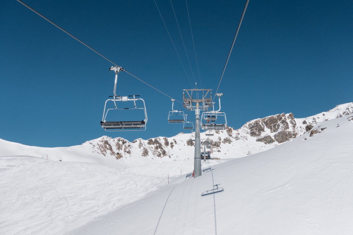 Sesselbahn Alp Bella-Grivalea, März 2021