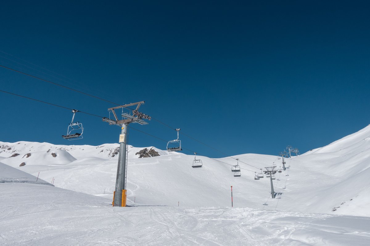 Sesselbahn Alp Bella-Grivalea, März 2021